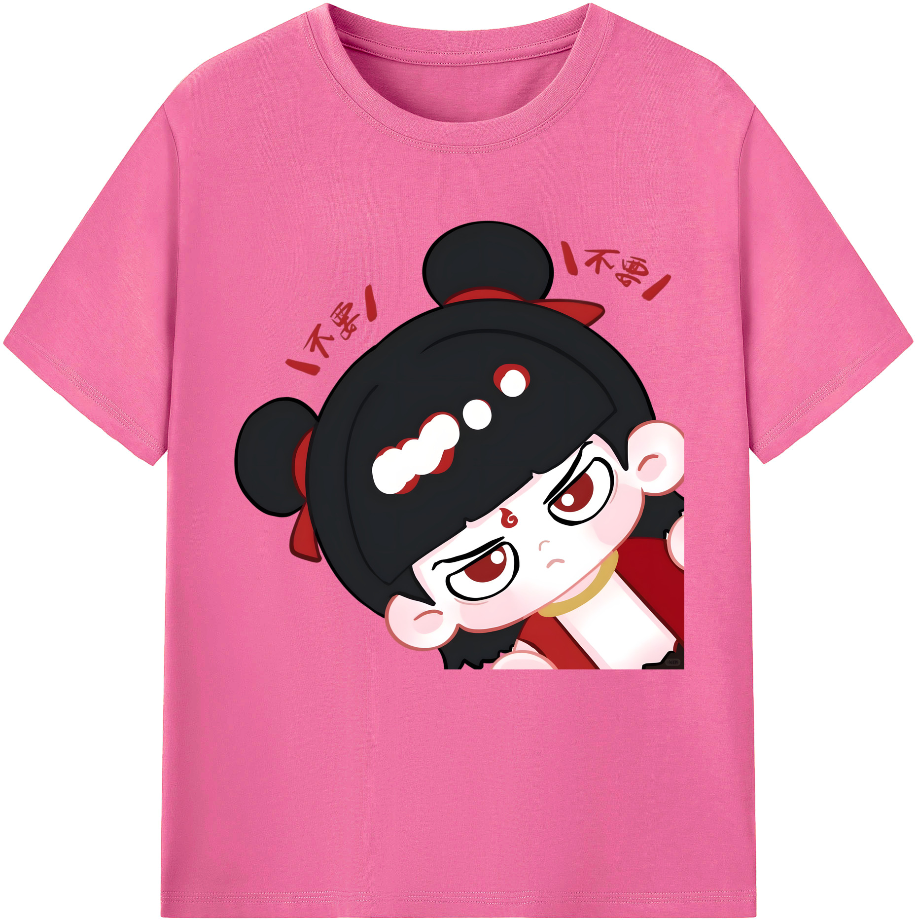 （画像用） Ne Zha 2 ナタ 魔童の大暴れ レディースカジュアルプリントTシャツ（綿100％）